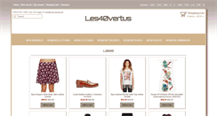 Desktop Screenshot of les40vertus.com